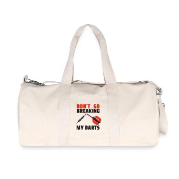 Chemise de fléchettes ne va pas casser mes fléchettes - Sac de sport en toile recyclée Stanley/Stella - blanc naturel - Devant