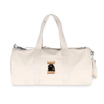 Money Hungry – Greed for Cash - Recycled Canvas Sports Bag by Stanley/Stella - natural - Front