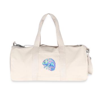 Pastell Chamäleon - Recycelte Canvas-Sporttasche von Stanley/Stella - Naturweiß - Vorne