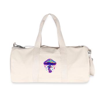 Neon Mushroom - Recycled Canvas Sports Bag by Stanley/Stella - natural - Front