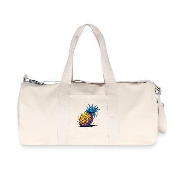 Ananas - Sac de sport en toile recyclée Stanley/Stella - blanc naturel - Devant