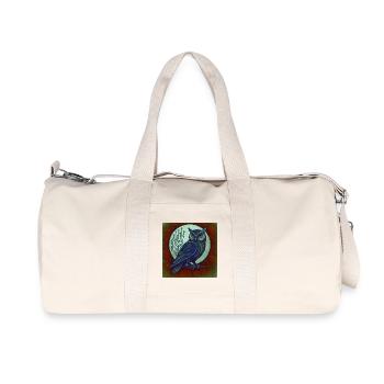 Dkital Owl - Recycled Canvas Sports Bag by Stanley/Stella - natural - Front