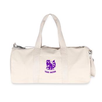 Équipe Raccoon - Sac de sport en toile recyclée Stanley/Stella - blanc naturel - Devant