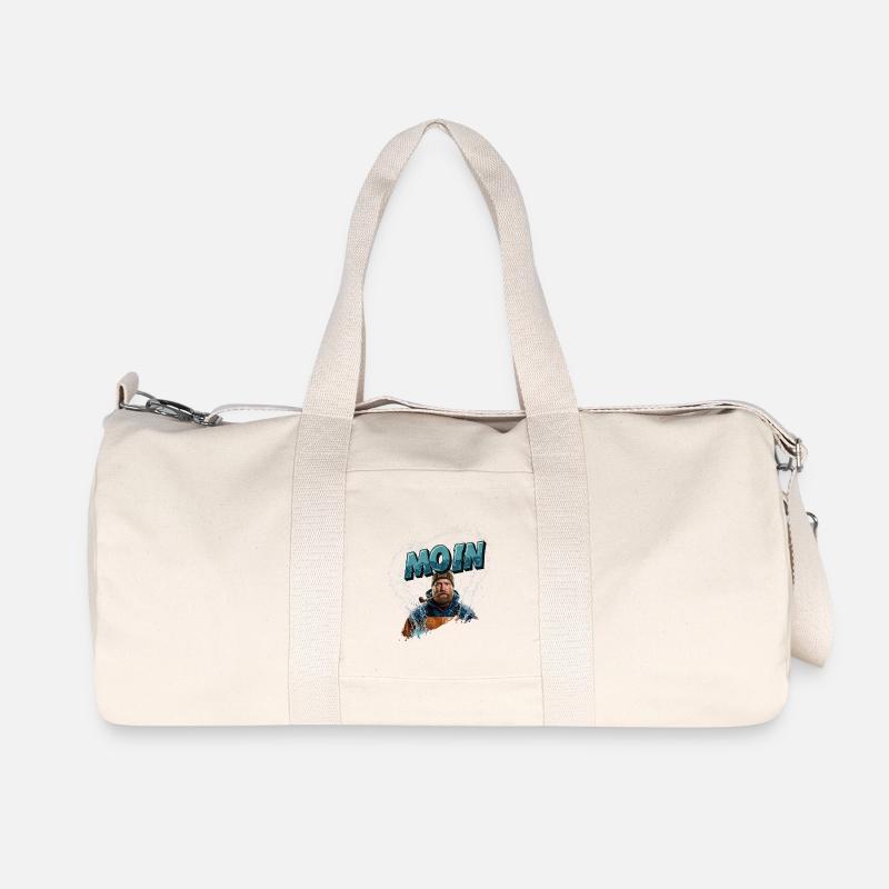 Moin Matrose - Recycelte Canvas-Sporttasche von Stanley/Stella - Naturweiß