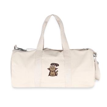 The vampire is here - Recycled Canvas Sports Bag by Stanley/Stella - natural - Front