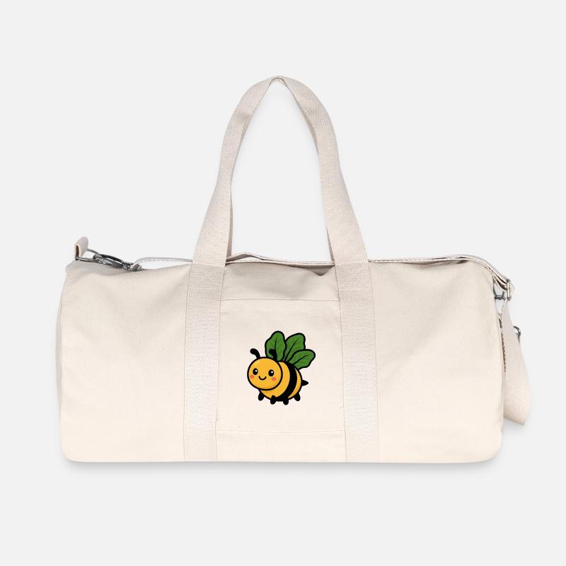 Spinummel - Recycelte Canvas-Sporttasche von Stanley/Stella - Naturweiß