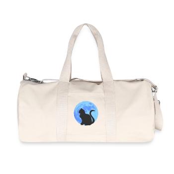 katzen, goth, monde - Recycelte Canvas-Sporttasche von Stanley/Stella - Naturweiß - Vorne