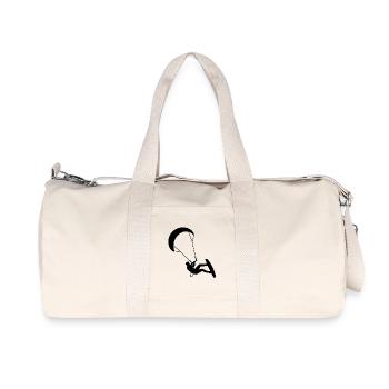 Kiter. Kitesurfing - Recycelte Canvas-Sporttasche von Stanley/Stella - Naturweiß - Vorne
