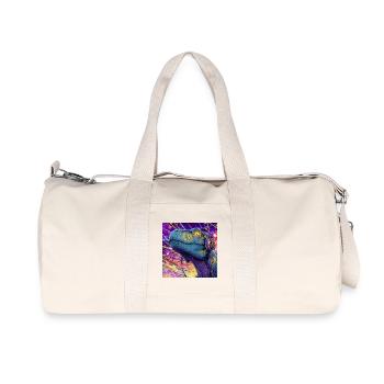 Raptor Rave - Recycelte Canvas-Sporttasche von Stanley/Stella - Naturweiß - Vorne