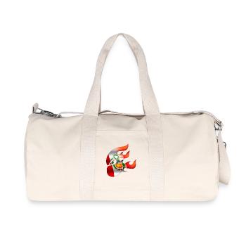 Drapeau du Pérou - Pérou - Ninja - Sac de sport en toile recyclée Stanley/Stella - blanc naturel - Devant