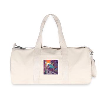 Style de rue jeune dans la rue graffiti - Sac de sport en toile recyclée Stanley/Stella - blanc naturel - Devant