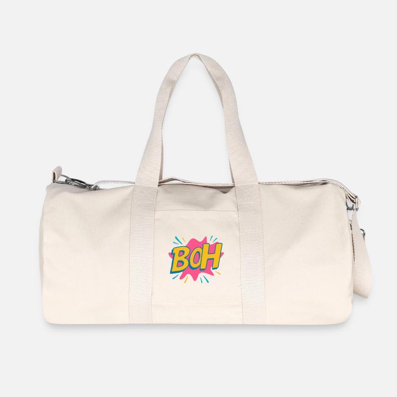 Dunno - Recycelte Canvas-Sporttasche von Stanley/Stella - Naturweiß