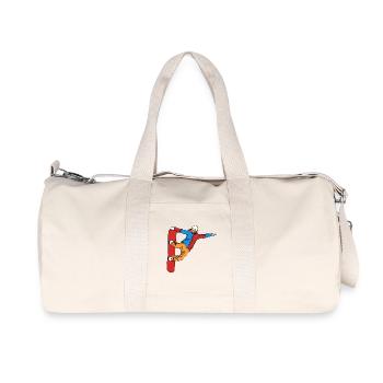 Snowboarders - Recycled Canvas Sports Bag by Stanley/Stella - natural - Front