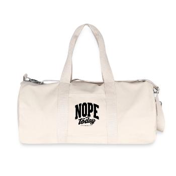 N O P E - Recycled Canvas Sports Bag by Stanley/Stella - natural - Front