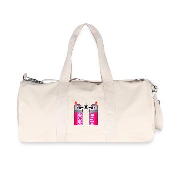 BRIQUET SLACKLINE LAPIN - Sac de sport en toile recyclée Stanley/Stella - blanc naturel - Devant