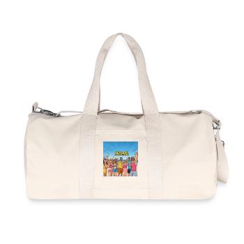 Mallorca baby, this must be love - Recycled Canvas Sports Bag by Stanley/Stella - natural - Front