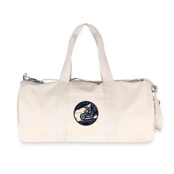 susten pass, Swiss alps , Switzerland - Recycled Canvas Sports Bag by Stanley/Stella - natural - Front