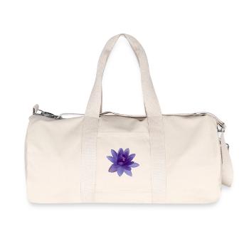 Blumen-Illustration - Recycelte Canvas-Sporttasche von Stanley/Stella - Naturweiß - Vorne