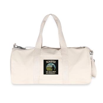 Schäferblick Wir haben Überblick - Recycelte Canvas-Sporttasche von Stanley/Stella - Naturweiß - Vorne