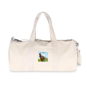 Journée mondiale de la barbe - Sac de sport en toile recyclée Stanley/Stella - blanc naturel - Devant