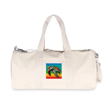 turtle - Recycled Canvas Sports Bag by Stanley/Stella - natural - Front