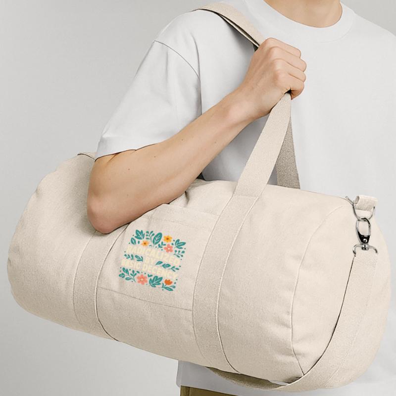 Radicalized by basic decency Recycled Canvas Sports Bag by Stanley/Stella