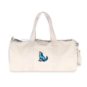 Animal de l’âme et être gardien : Loup-garou - Sac de sport en toile recyclée Stanley/Stella - blanc naturel - Devant