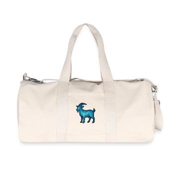 Soul Animal and Guardian Being: Goat - Recycled Canvas Sports Bag by Stanley/Stella - natural - Front
