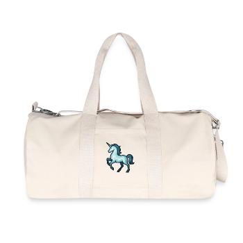 Âme Animal et Être Gardien : Licorne - Sac de sport en toile recyclée Stanley/Stella - blanc naturel - Devant