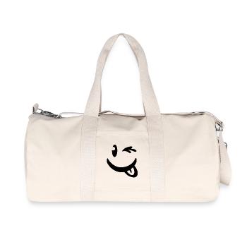 A Smile a Day: Your Shop of Joy and Style - Recycled Canvas Sports Bag by Stanley/Stella - natural - Front