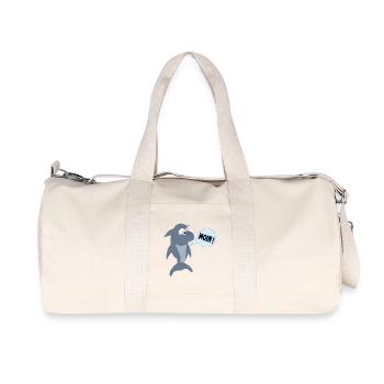 HAI MOIN HAMBURG - Recycelte Canvas-Sporttasche von Stanley/Stella - Naturweiß - Vorne