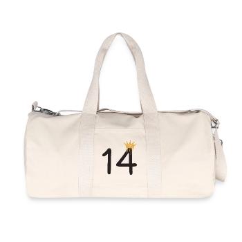 14 - Recycled Canvas Sports Bag by Stanley/Stella - natural - Front