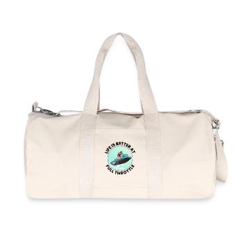 Jet Ski Rider Chemise Ocean Adventure - Sac de sport en toile recyclée Stanley/Stella - blanc naturel - Devant