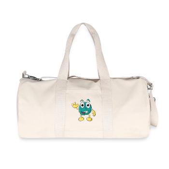 Drôle de monstre - Sac de sport en toile recyclée Stanley/Stella - blanc naturel - Devant