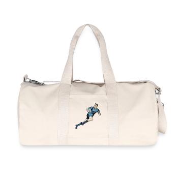 Rugby - Recycelte Canvas-Sporttasche von Stanley/Stella - Naturweiß - Vorne