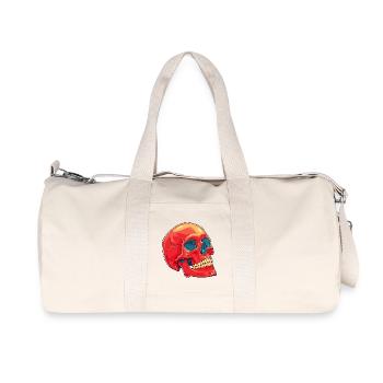 Crâne - Sac de sport en toile recyclée Stanley/Stella - blanc naturel - Devant