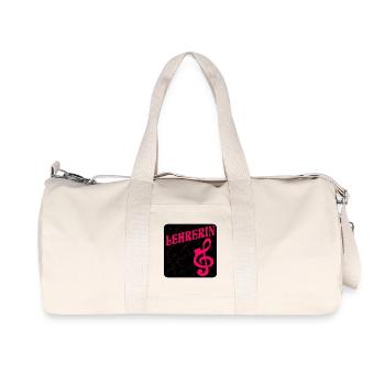 PROFESSEUR DE MUSIQUE CHATS - Sac de sport en toile recyclée Stanley/Stella - blanc naturel - Devant
