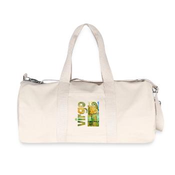 Signe du zodiaque Vierge - Sac de sport en toile recyclée Stanley/Stella - blanc naturel - Devant