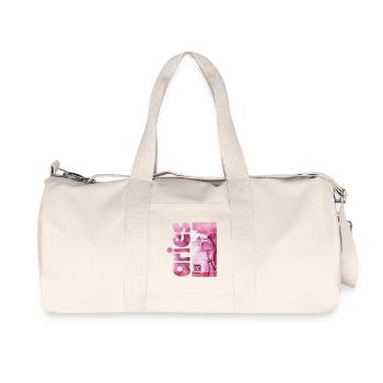 Zodiac sign Aries - Recycled Canvas Sports Bag by Stanley/Stella - natural - Front