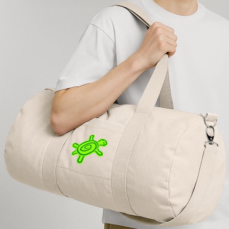 turtle spiral turtle shell pattern cute Recycled Canvas Sports Bag by Stanley/Stella