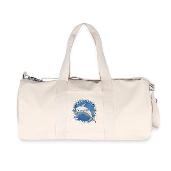 dolphin - Recycled Canvas Sports Bag by Stanley/Stella - natural - Front