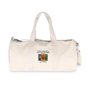 Überleben mehrerer Klassen - Recycelte Canvas-Sporttasche von Stanley/Stella - Naturweiß - Vorne