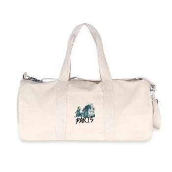 Paris, Equestrian Statue and Architecture - Recycled Canvas Sports Bag by Stanley/Stella - natural - Front