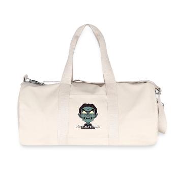 Nasty Old Woman Cartoon - Recycled Canvas Sports Bag by Stanley/Stella - natural - Front