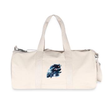 Nebelstern Spacefighter, SciFi UFO - Recycled Canvas Sports Bag by Stanley/Stella - natural - Front