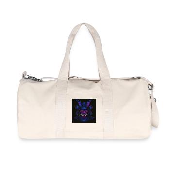 Neon Samurai Mask - Recycled Canvas Sports Bag by Stanley/Stella - natural - Front