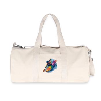 Aventure en kayak d’eau vive Color Rush - Sac de sport en toile recyclée Stanley/Stella - blanc naturel - Devant