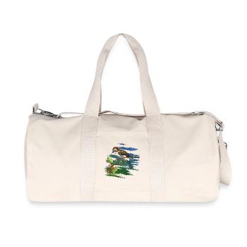 Oiseau coloré - Sac de sport en toile recyclée Stanley/Stella - blanc naturel - Devant