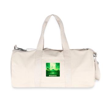 Drapeau de paysage du Nigeria Conception - Sac de sport en toile recyclée Stanley/Stella - blanc naturel - Devant