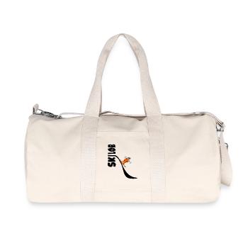 Skispaß Croissants - Recycelte Canvas-Sporttasche von Stanley/Stella - Naturweiß - Vorne